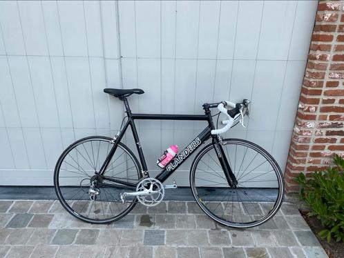 Koersfiets heren Flanders zwart (maat L / XL), Fietsen en Brommers, Fietsen | Racefietsen, Zo goed als nieuw, Heren, Overige merken