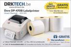 Dore DP 470B Labelprinter 203 DPI+ Gratis Start Set 3 Labels, Computers en Software, Info@drktech.be, DOREE, Oosterwennel 35 Genk