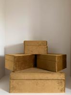 Opbergboxen fluweel, Huis en Inrichting, Ophalen, Overige materialen, Minder dan 50 cm, Gebruikt
