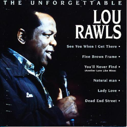 Lou Rawls - The Unforgettable Lou Rawls, CD & DVD, CD | R&B & Soul, Soul, Nu Soul ou Neo Soul, 1980 à 2000, Envoi