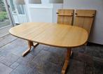 Vintage retro eettafel Scandinavisch Deens design, Maison & Meubles, Tables | Tables à manger, 100 à 150 cm, Autres matériaux
