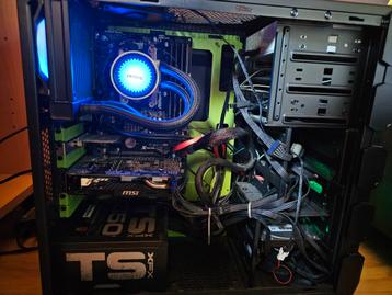 Ordinateur de jeu de bureau personnalisé, 16 Go de RAM, 1060, Comme neuf, Gaming, Custom build, HDD