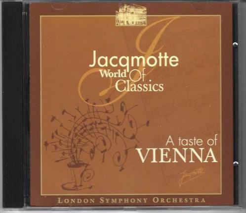 CD Jacqmotte World Of Classics - A Taste Of Vienna, Cd's en Dvd's, Cd's | Klassiek, Zo goed als nieuw, Orkest of Ballet, Classicisme