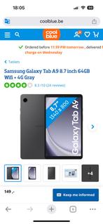 Samsung Galaxy Tab A9 8,7 inch 64GB Wifi + 4G Zilver, Ophalen, Zo goed als nieuw, Wi-Fi