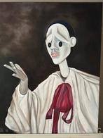 Schilderij pierrot, Ophalen