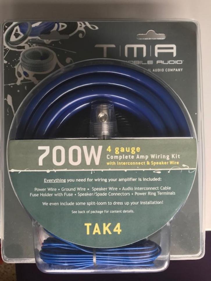 JL Audio TAK 4 kabelset – 20mm², Auto diversen, Autospeakers, Nieuw, Ophalen of Verzenden