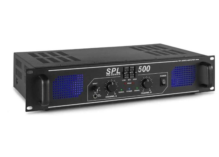 Skytec SPL500EQ Versterker, Muziek en Instrumenten, Versterkers | Keyboard, Monitor en PA, Zo goed als nieuw, Overige typen, Minder dan 500 watt