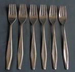WMF 90 BRUSSEL 5500 6x verzilverde diner vork 20cm set, Huis en Inrichting, Keuken | Bestek, Verzenden, Zo goed als nieuw