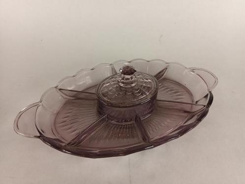 Schaal art deco borrelhapjes - SOLDEN!, Antiek en Kunst, Antiek | Glaswerk en Kristal, Ophalen of Verzenden