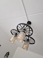 Lampe suspendue industrielle, Maison & Meubles, Lampes | Suspensions, Comme neuf, Métal, Enlèvement