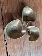 3x Vintage Auböck stijl messing asbak, Ophalen of Verzenden
