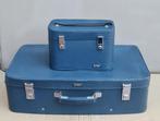 Vintage Foxcroft by Antler koffer en beauty-case, Gebruikt, Zacht kunststof, 35 tot 45 cm, Ophalen