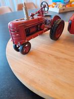 Rode model tractor met kar, Ophalen, Zo goed als nieuw