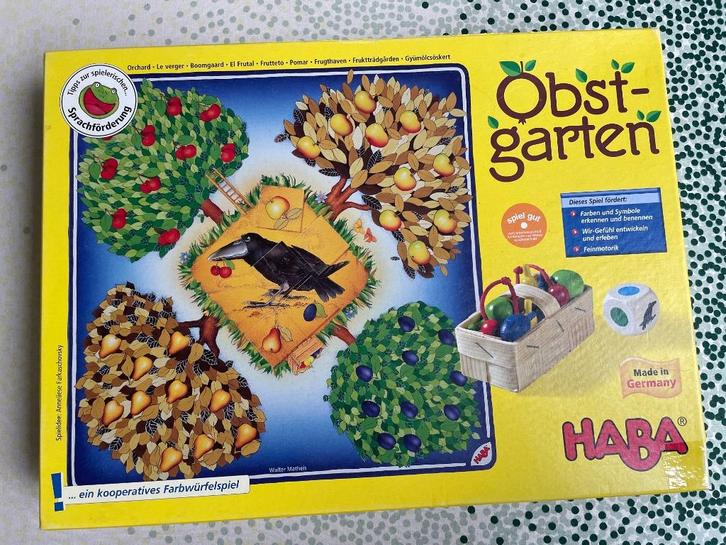 Haba Boomgaard 5170 - gebruikte staat, Hobby & Loisirs créatifs, Jeux de société | Jeux de plateau, Utilisé, Enlèvement ou Envoi