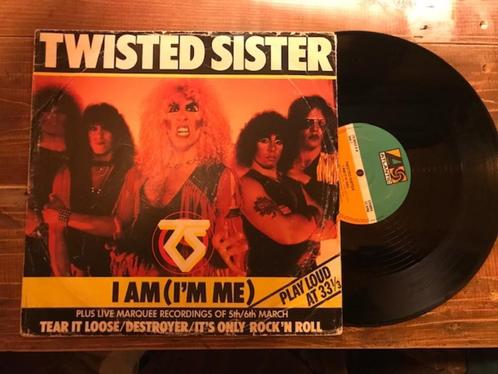 Twisted Sister - I am (I'm me) - Vinyl, CD & DVD, Vinyles | Hardrock & Metal, Utilisé, Enlèvement ou Envoi