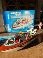 Playmobil motorboot met motor, Complete set, Ophalen of Verzenden, Zo goed als nieuw
