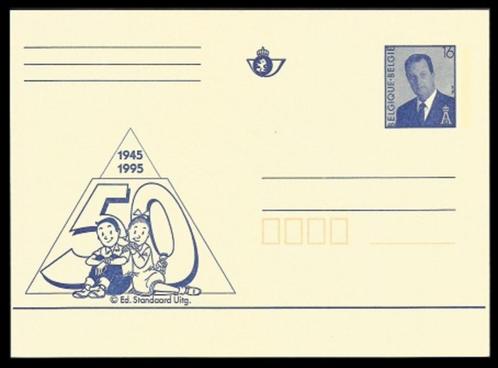 Entier Postale Bob & Bobette, W.Vandersteen - Bande dessinée, Timbres & Monnaies, Timbres | Europe | Belgique, Non oblitéré, Autre