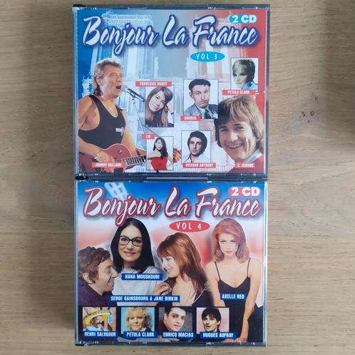 Bonjour la France vol 3 & 4 - 2 x 2 CDs TBE, CD & DVD, CD | Compilations, Pop, Coffret, Enlèvement ou Envoi