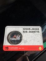 5 euro ‘75 jaar Suske & Wiske’ België, Postzegels en Munten, Setje, Zilver, België, Ophalen of Verzenden