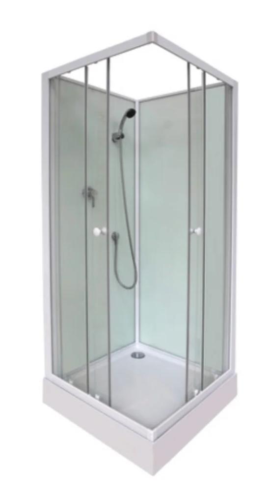 Complete douchecabine WHITE, Doe-het-zelf en Bouw, Sanitair, Glas, Ophalen