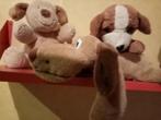 3 zachte knuffels , grote hond (30cm) + 2 extra honden, Ophalen of Verzenden, Zo goed als nieuw, Hond