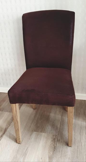 Stoel in daim / nubuck, Enlèvement ou Envoi, Cuir, Comme neuf, Brun