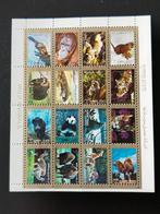 Ajman 1973 - wilde dieren - panda, gorilla, tijger, ..., Ophalen of Verzenden, Dier of Natuur, Gestempeld