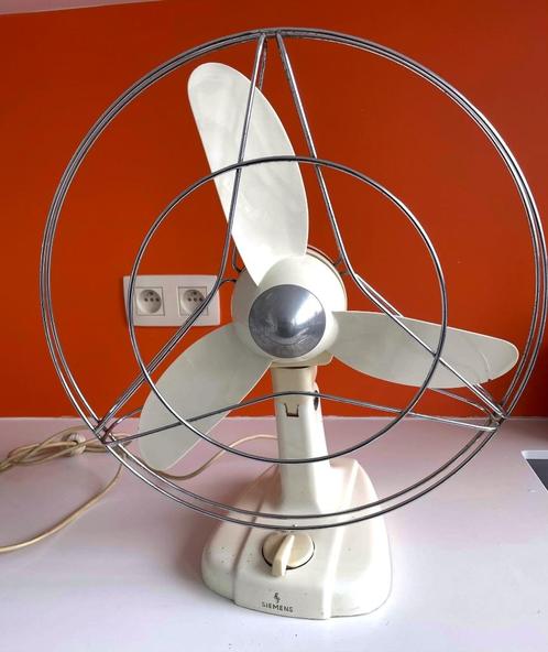 Vintage TFS400 Ventilator  Siemens,   + Telep, Elektronische apparatuur, Ventilatoren, Gebruikt, Tafelventilator, Ophalen