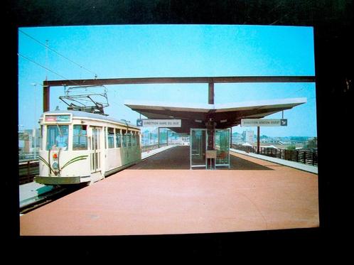 Station „Vilette” Charleroi - tram van de NMVB - Motor 9130, Verzamelen, Spoorwegen en Tram, Zo goed als nieuw, Tram, Kaart of Prent