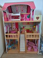 Poppenhuis met meubileir, Kinderen en Baby's, Ophalen, Gebruikt, Poppenhuis