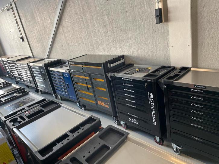 Nieuwe gevulde gereedschapwagens vanaf €300 met showroom, Auto diversen, Autogereedschap, Nieuw, Ophalen