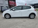 Peugeot 208 1.2 Puretech 2014 Airco, Navi + Garantie, 1199 cc, Wit, Bedrijf, 5 deurs