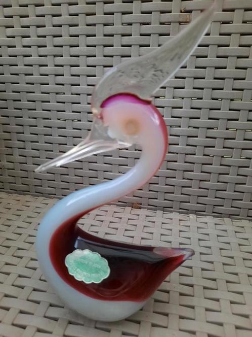 Verre de Murano Swan Italy, Antiquités & Art, Art | Objets design, Enlèvement ou Envoi