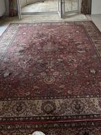 Wollen tappijt  beige/bordeau, Huis en Inrichting, Stoffering | Tapijten en Vloerkleden, Ophalen, Beige