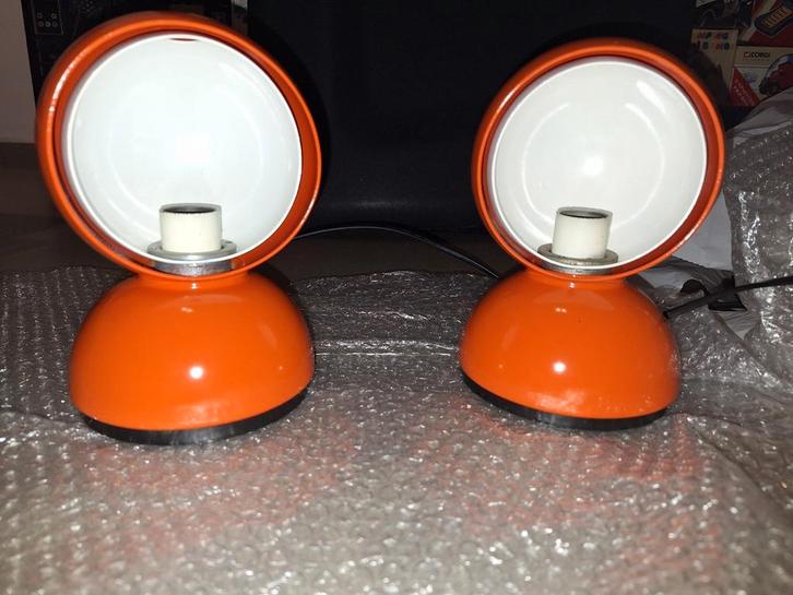 Set van 2 vintage Artemide Eclisse lampen – designklassieker, Antiek en Kunst, Kunst | Designobjecten, Ophalen
