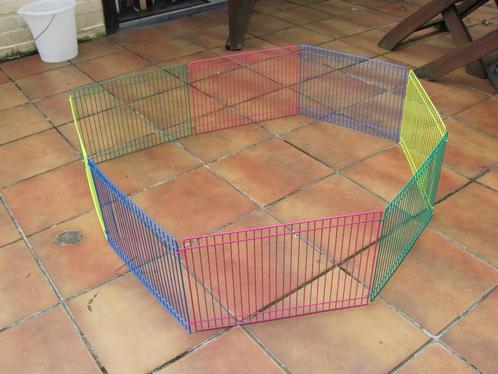 Ren voor cavia of hamster     23 H x 32 B/paneel, Animaux & Accessoires, Rongeurs & Lapins | Cages & Clapiers, Comme neuf, Enclos