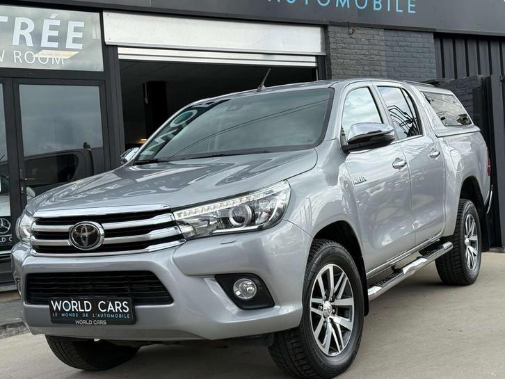 Toyota Hilux 2.4 D-4D 4WD TVAC*BTWIN - HARD-TOP - AUTO - FUL, Auto's, Toyota, Bedrijf, Te koop, Hilux, 4x4, ABS, Achteruitrijcamera
