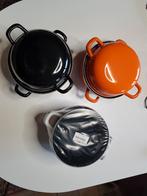 Horecamateriaal - mosselpotten, ketels, servietten,, Ophalen of Verzenden