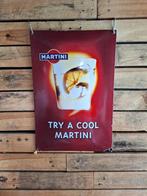 Martini emaille bord, Reclamebord, Gebruikt, Ophalen of Verzenden