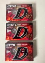 3 audio cassettes TDK nieuw (sealed), Ophalen of Verzenden, Nieuw in verpakking