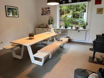 Sevilla picknicktafel in wit aluminium [nieuw in verpakking] beschikbaar voor biedingen
