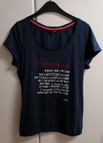 Blauw T-shirt "Woman Soul", L, Kleding | Dames, Ophalen of Verzenden, Zo goed als nieuw, Blauw