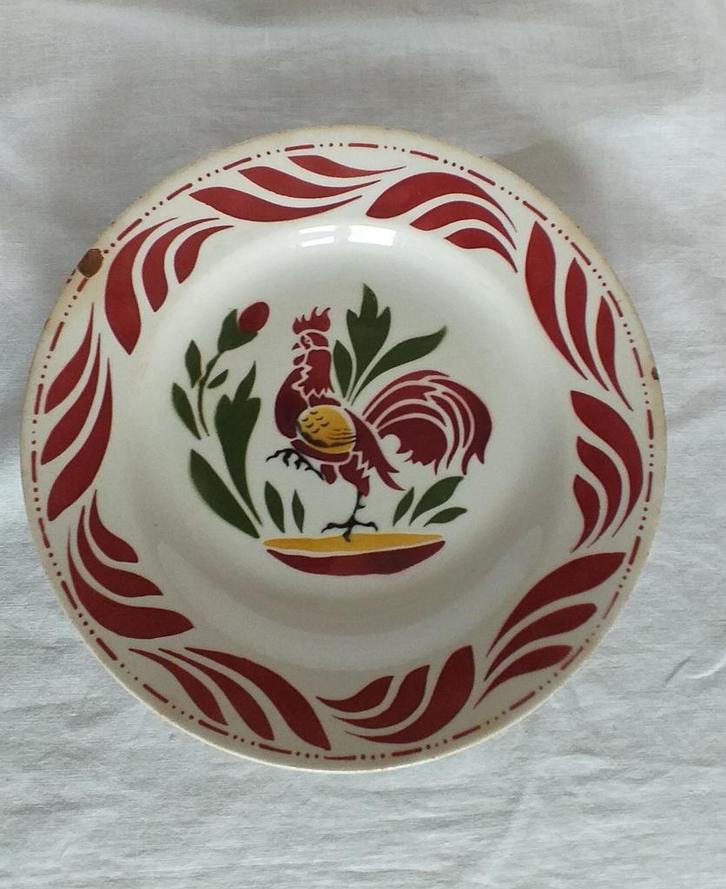 assiette dessert Boch frères La Louvière, Antiquités & Art, Antiquités | Services (vaisselle) pièces, Enlèvement ou Envoi