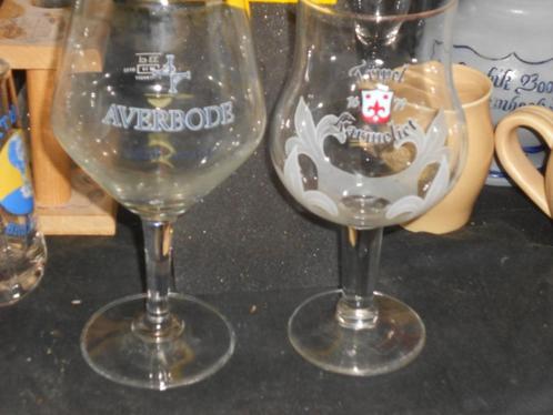 Bierglazen.Averbode.Duvel.Collectie.Leffe.D 85, Verzamelen, Biermerken, Zo goed als nieuw, Glas of Glazen, Duvel, Ophalen of Verzenden