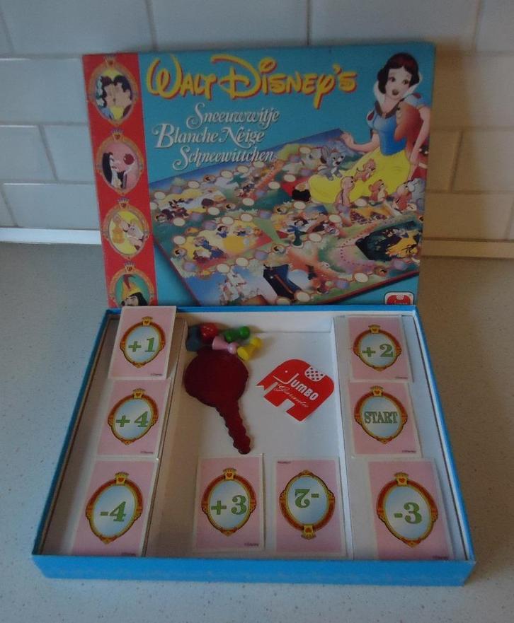 Vintage spel  Walt Disney's  "Sneeuwwitje" van Jumbo in prim, Hobby en Vrije tijd, Gezelschapsspellen | Bordspellen, Zo goed als nieuw
