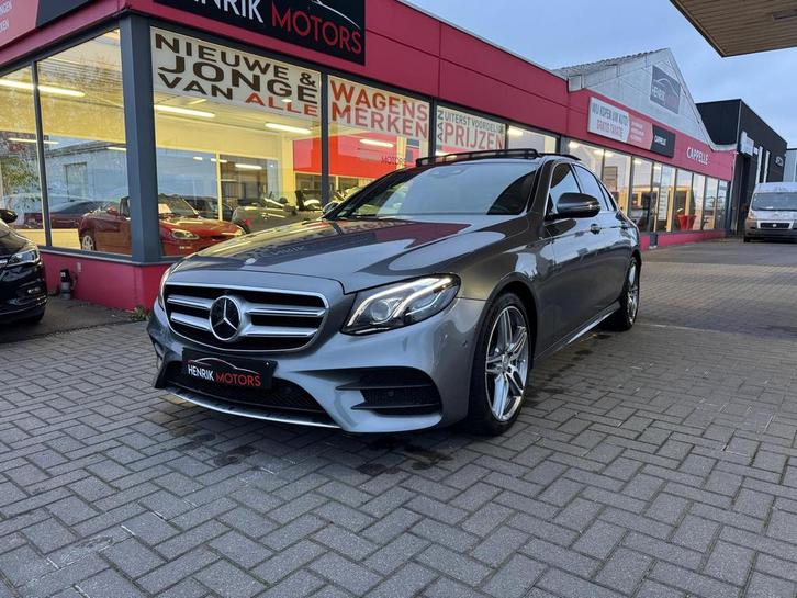 Mercedes E220d •AMG-PACK• •PANO• •BURMESTER• •DISTRONIC•, Auto's, Mercedes-Benz, Bedrijf, Te koop, E-Klasse, Diesel, Leder, Ophalen