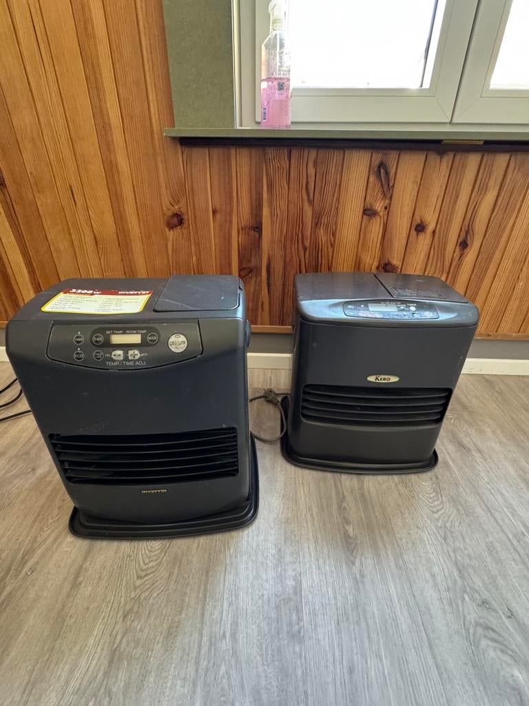 petroleumkachel Inventer 3200W + 25L petroleum inbegrepen, Doe-het-zelf en Bouw, Ophalen, Zo goed als nieuw, Thermostaat