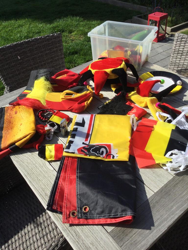 Supportersmateriaal Rode Duivels, Ophalen of Verzenden, Zo goed als nieuw