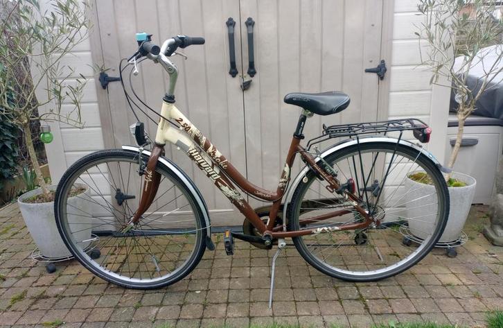 Damesfiets Harverd in prima staat te Leuven., Fietsen en Brommers, Fietsen | Dames | Damesfietsen, Gebruikt, Overige merken, Versnellingen