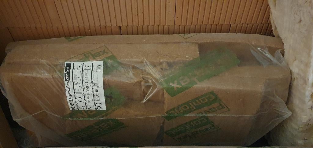 Pavaflex 60mm isolatie, Doe-het-zelf en Bouw, Ophalen, Dakisolatie